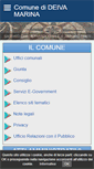 Mobile Screenshot of comune.deivamarina.sp.it