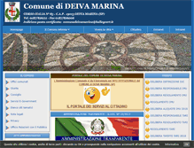 Tablet Screenshot of comune.deivamarina.sp.it